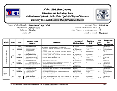 chemistry grade 11 lesson plan for revision classess.pdf